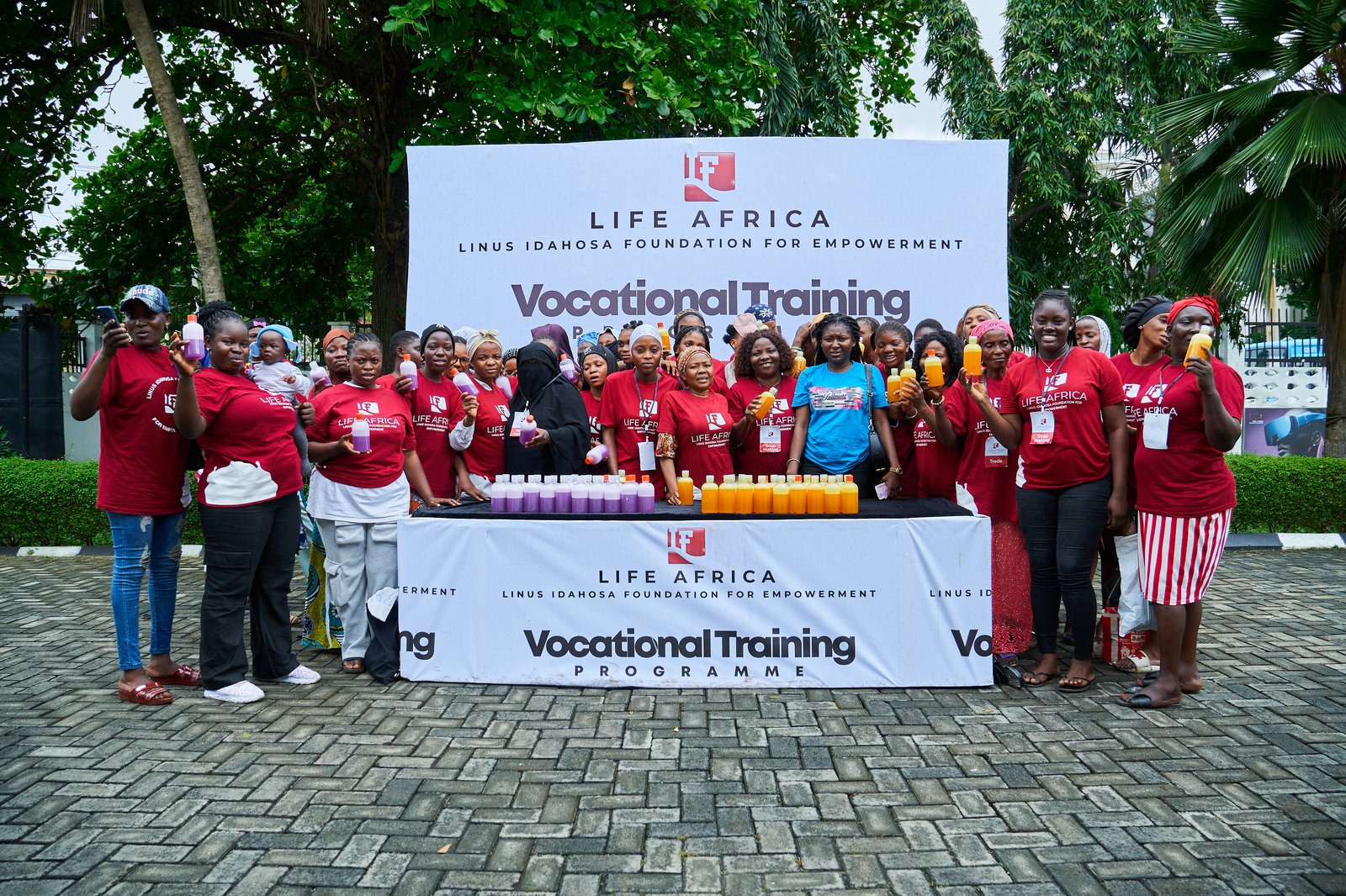 LIFE Africa beneficiary - man in creative workshop